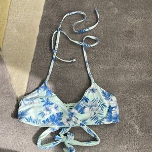 Frankie’s Bikinis tropical bikini top